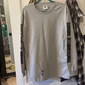 Shoyoroll heather gray men’s long sleeve